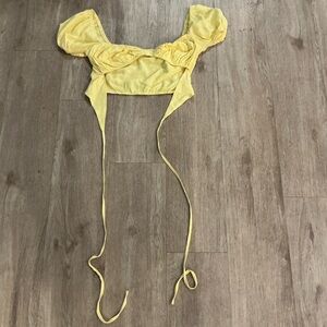 Baby yellow Thai beach top